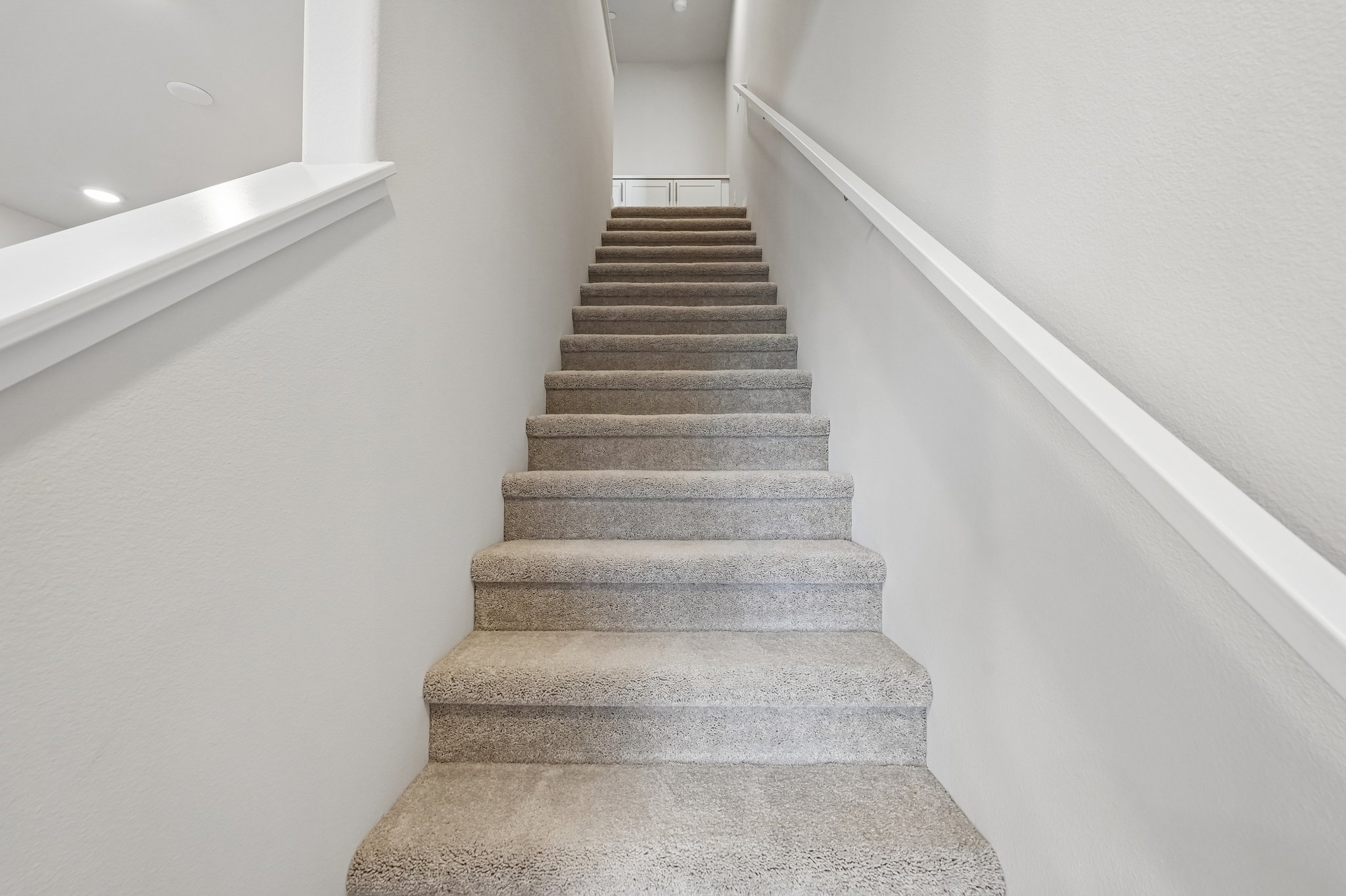 A set of stairs.