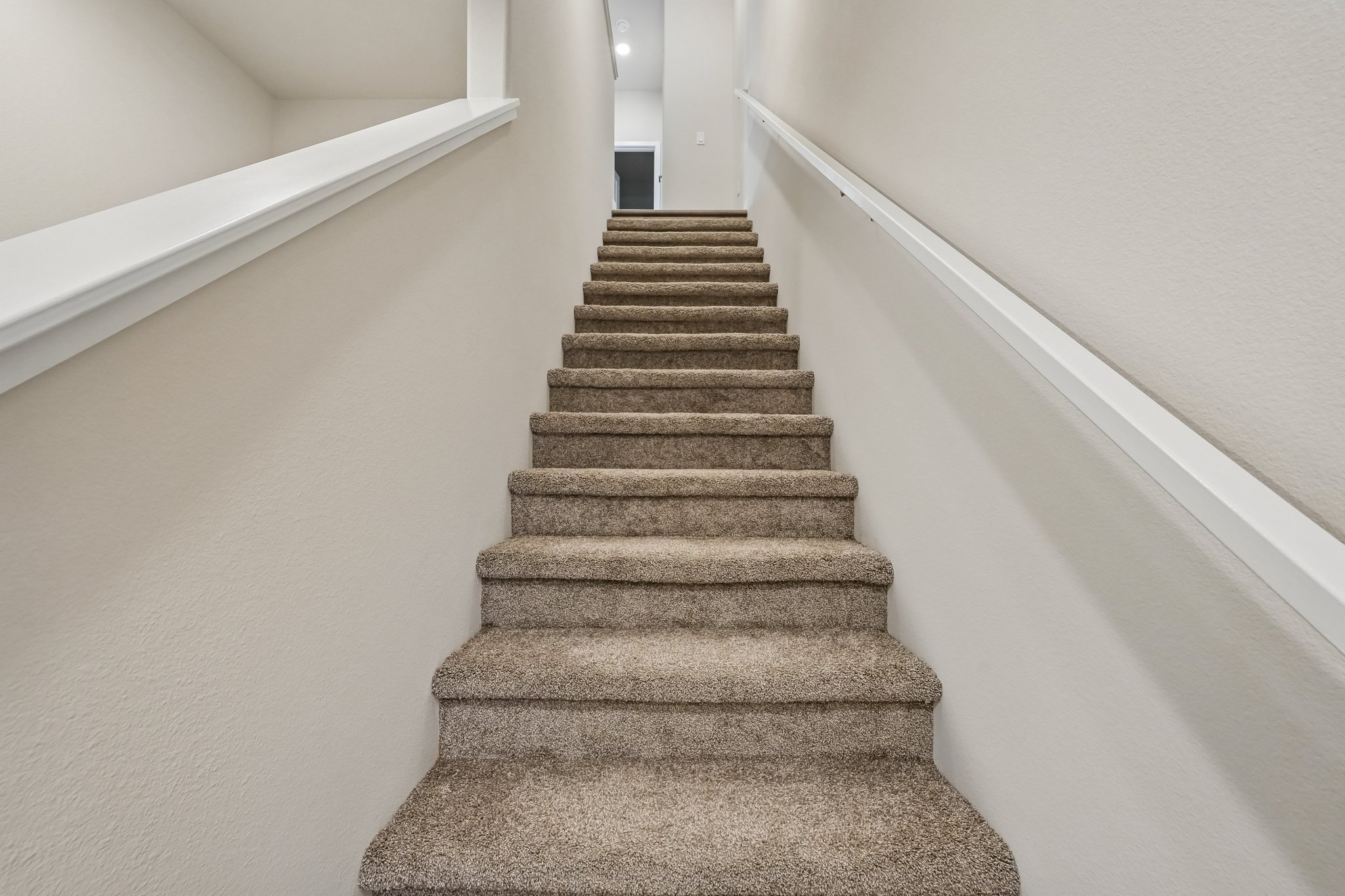 A set of stairs.