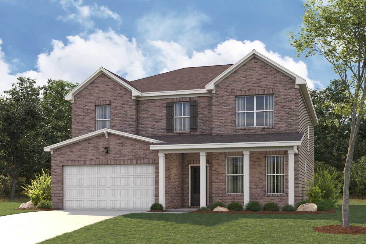 A house with a garage with Winslow Crocker House in the background.