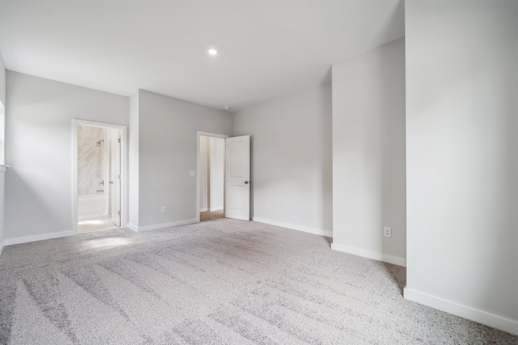 A room with white walls.