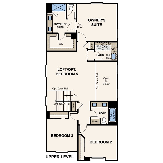 second floor diagram