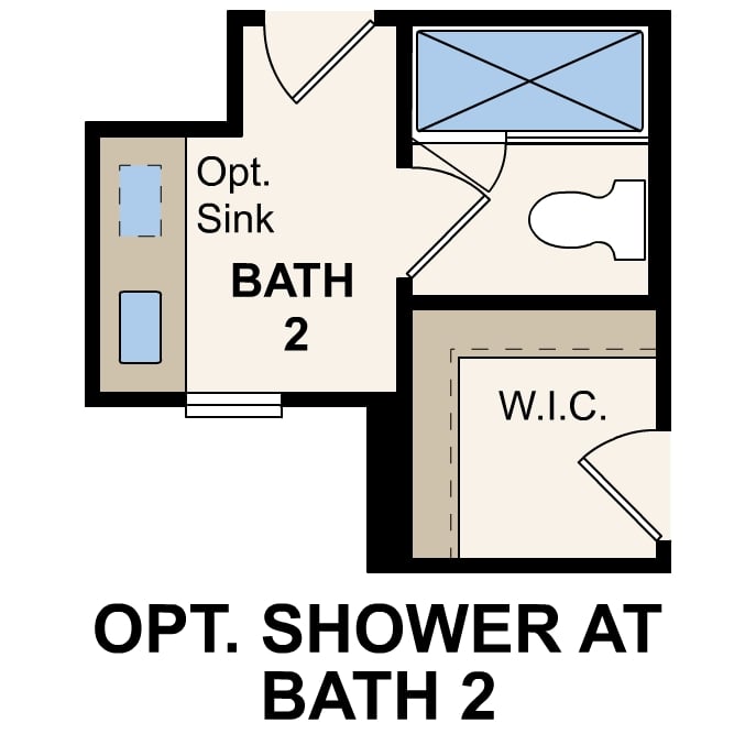 Savannah plan, second floor options