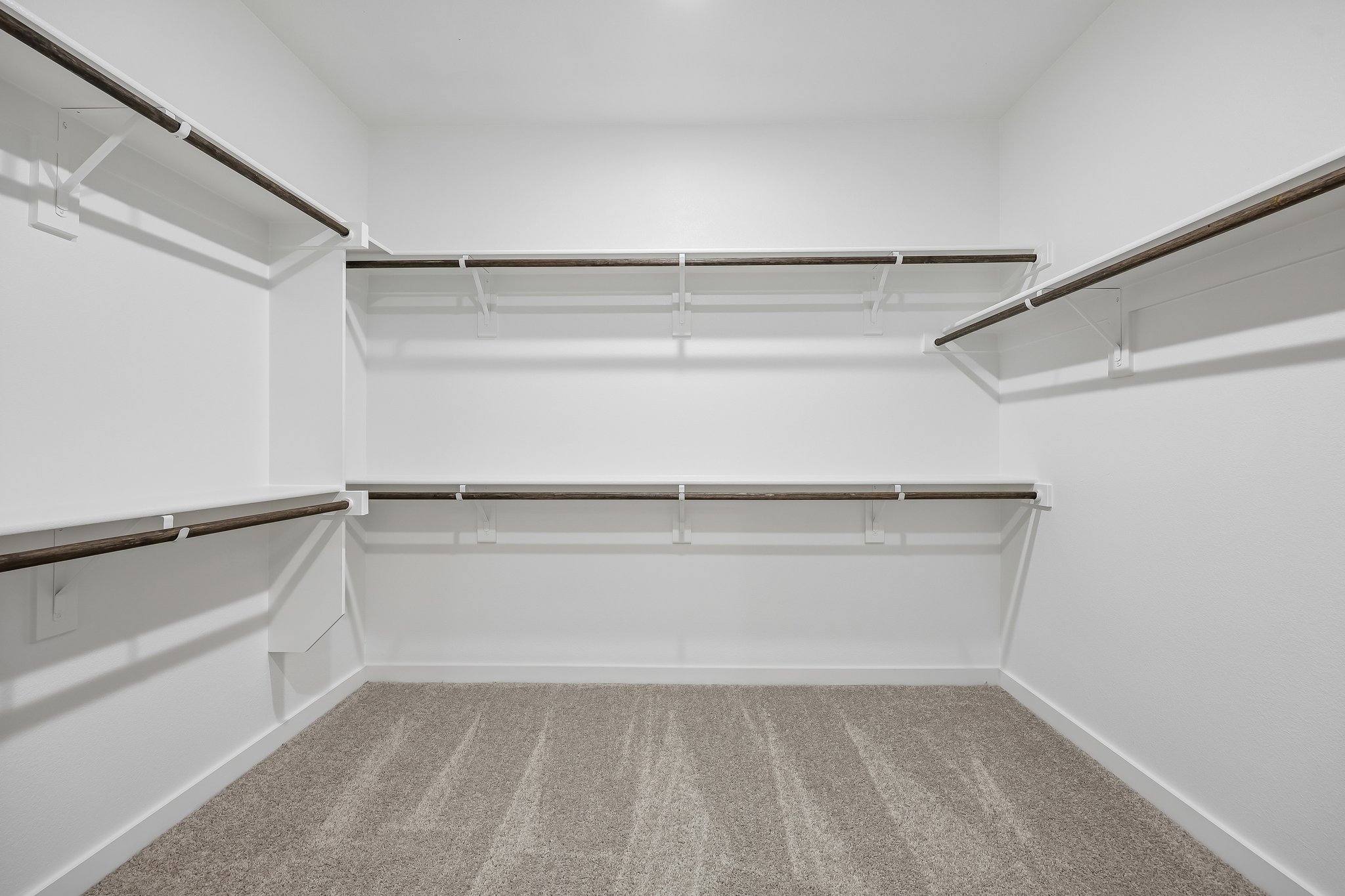 A white room with white walls.