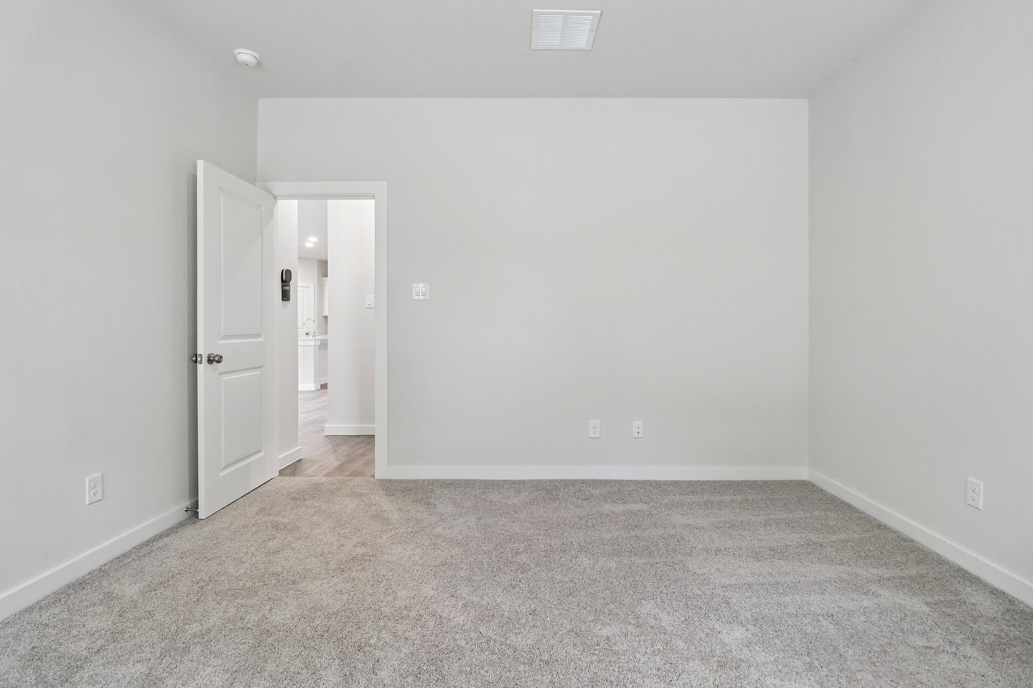 A room with white walls.