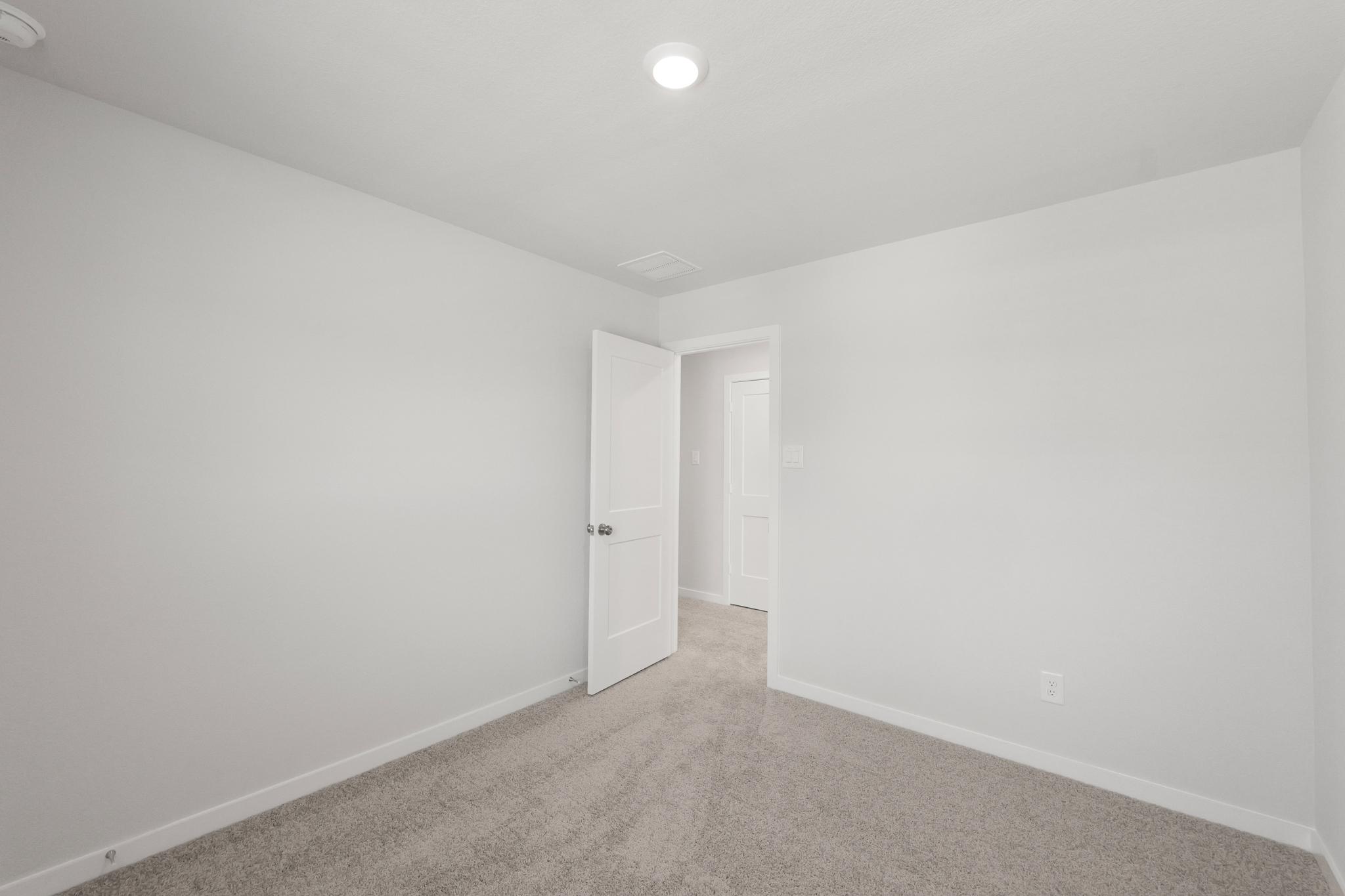 A room with white walls.