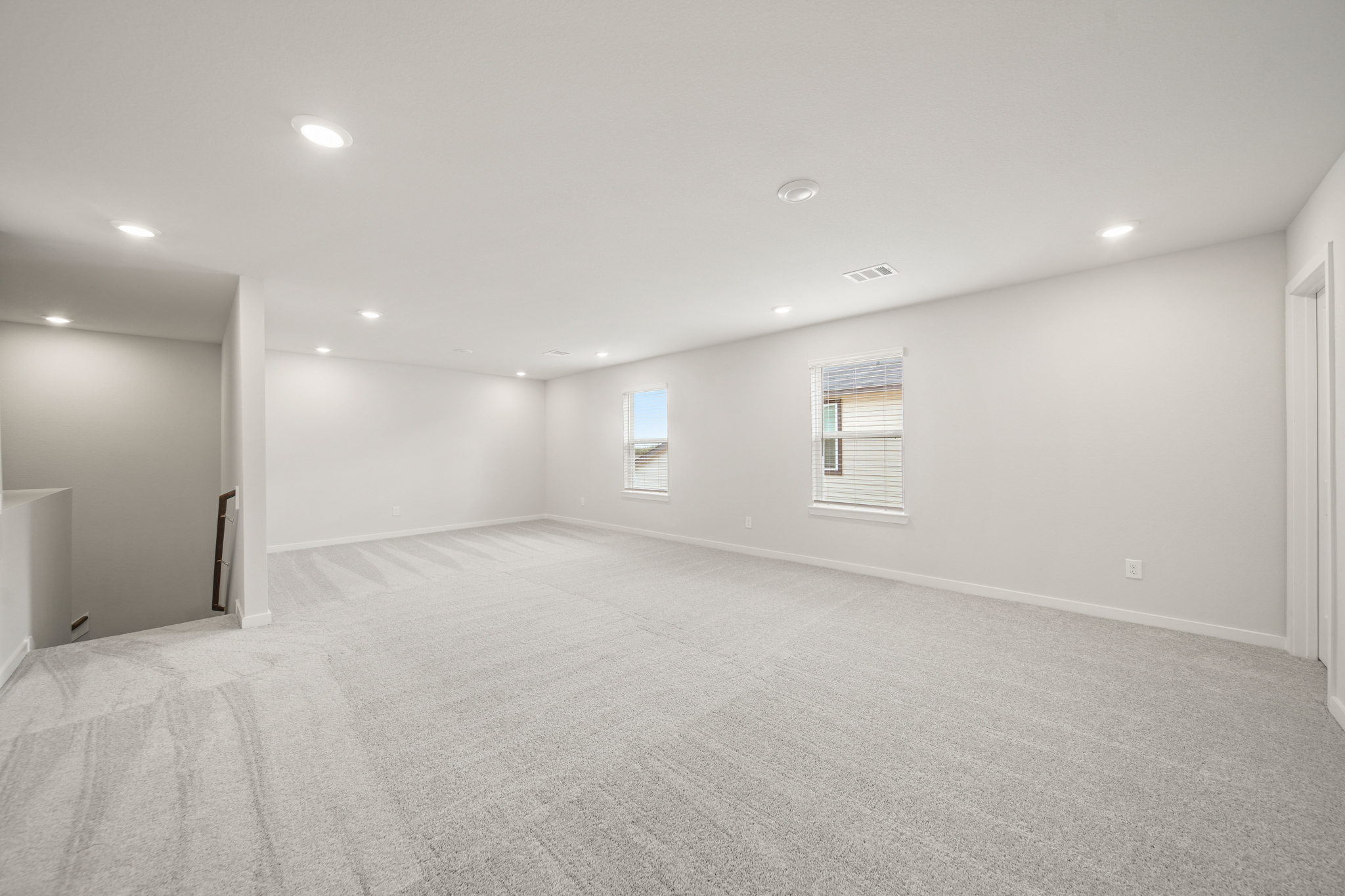 A large empty room.