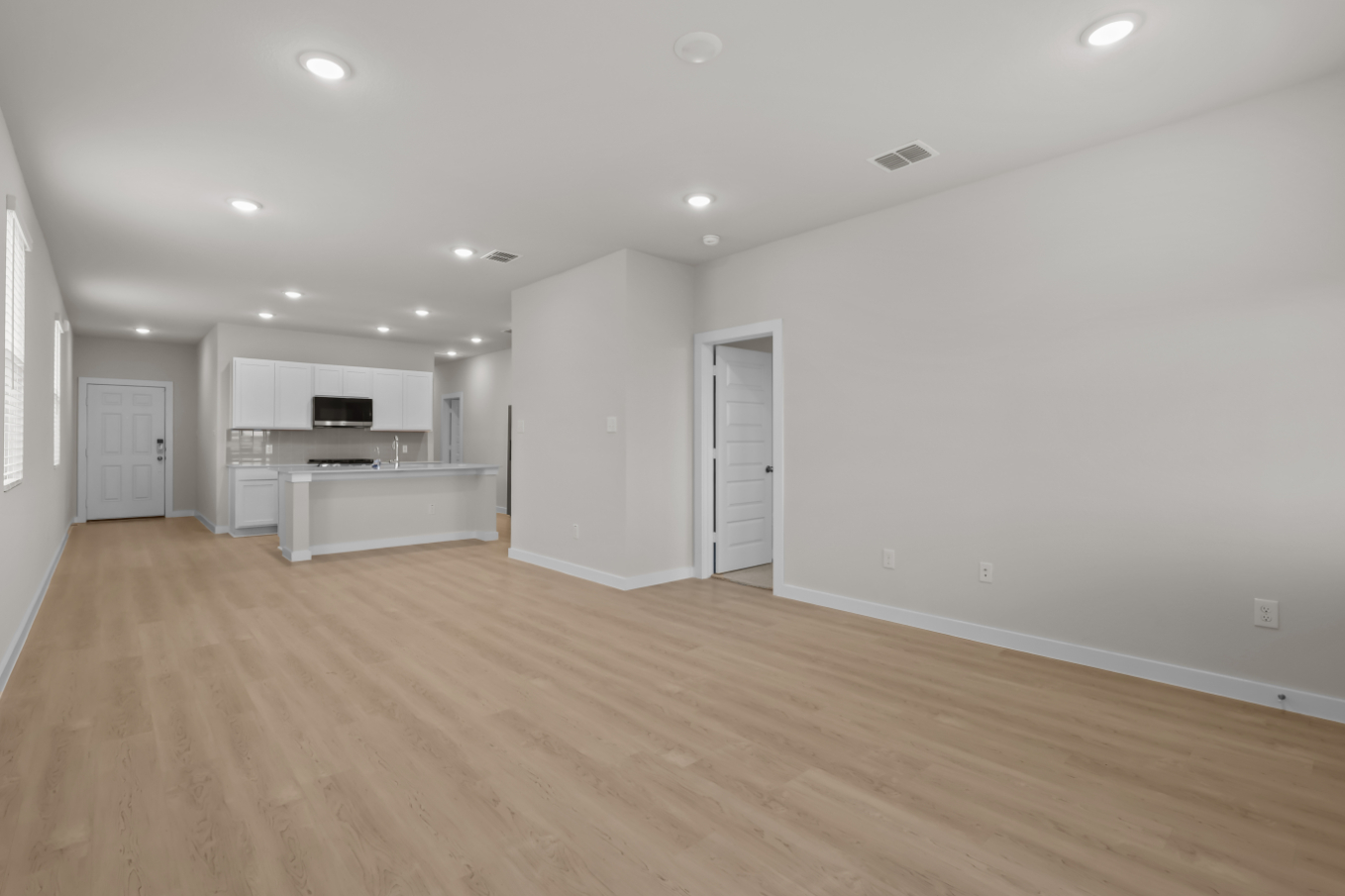 A large empty room.