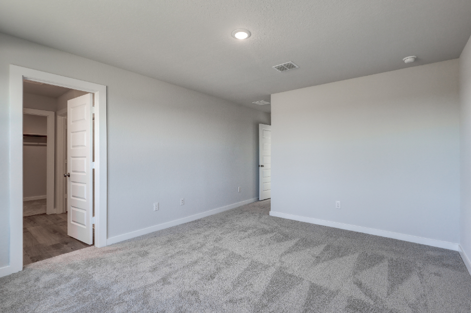 A room with white walls.